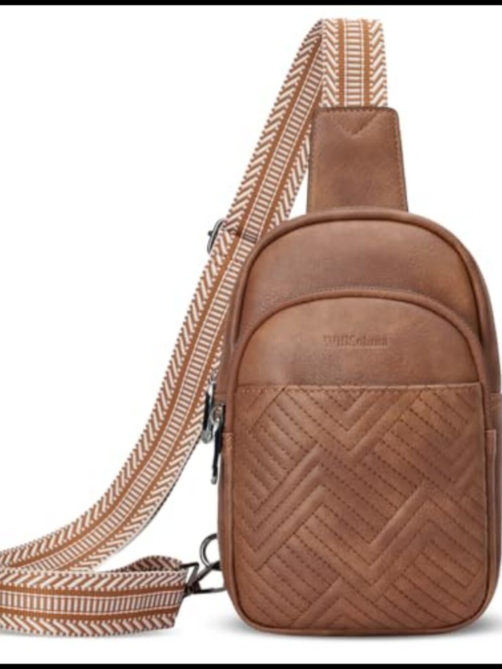 Anti Theft RFID Crossbody Sling Bag Faux Leather Travel Purse